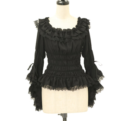 USED】Wonderful World ギンガム半袖オーバーブラウス | KANEKO ISAO