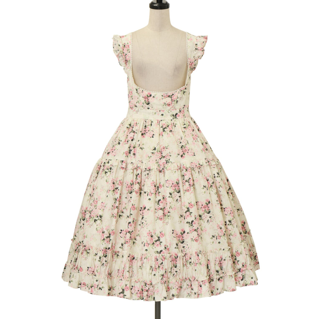 USED】ロココブーケフリルエプロンドレス | Victorian Maiden