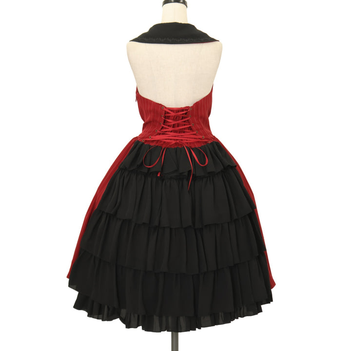 【美品】ATELIER PIERROT ストライプベストワンピース USED】ストライプベストワンピース | ATELIER-PIERROT Wunderwelt