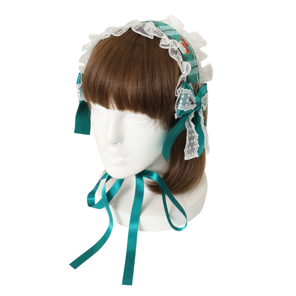 USED】Retro Cherry フリルヘッドドレス | metamorphose | ロリータ