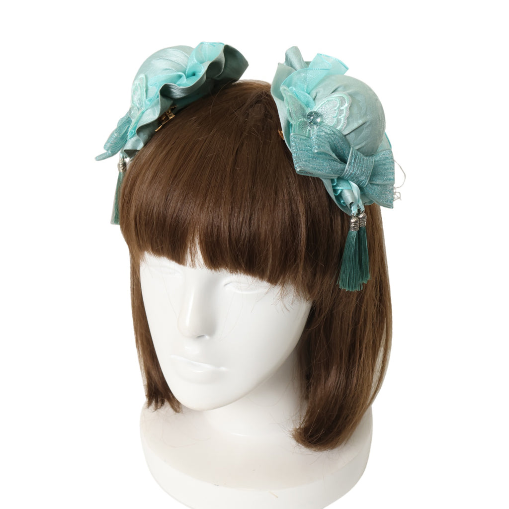 USED】藤花集 中華風 お団子クリップ式ヘッドドレス | 星箱Works