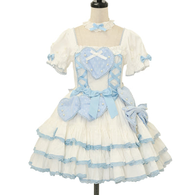 USED】【Mサイズ】ギャザーフレアーセーラーワンピース | Innocent