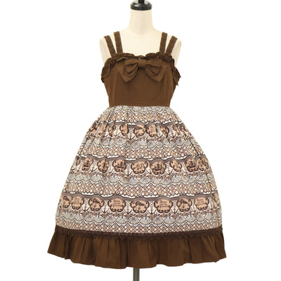 USED】花鳥風月～乙女のはなごろも～プリーツジャンパースカート