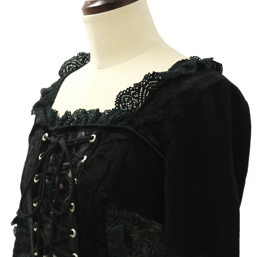 USED】hikozoh レースカラープリントカットソー | Ozz On | ロリータ