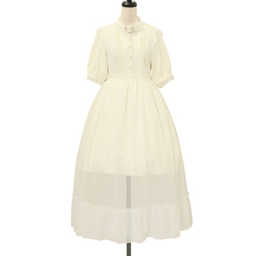 USED】カメオタイ付きクラシカルバッスルリボンワンピース +レイヤード