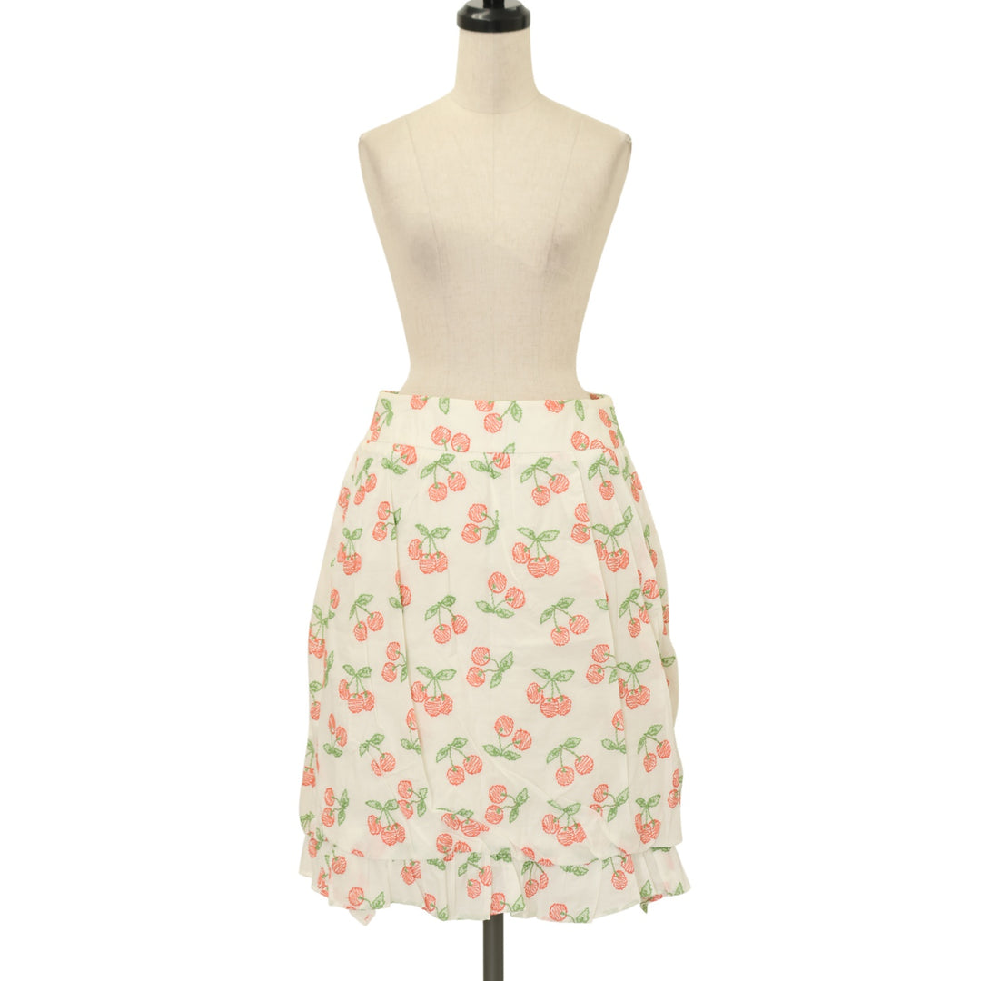 USED】【Mサイズ】さくらんぼ刺繍のスカート | Jane Marple | ロリータ