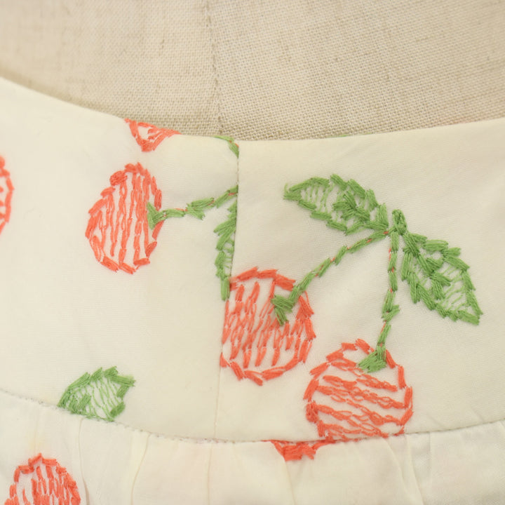 USED】【Mサイズ】さくらんぼ刺繍のスカート | Jane Marple | ロリータ