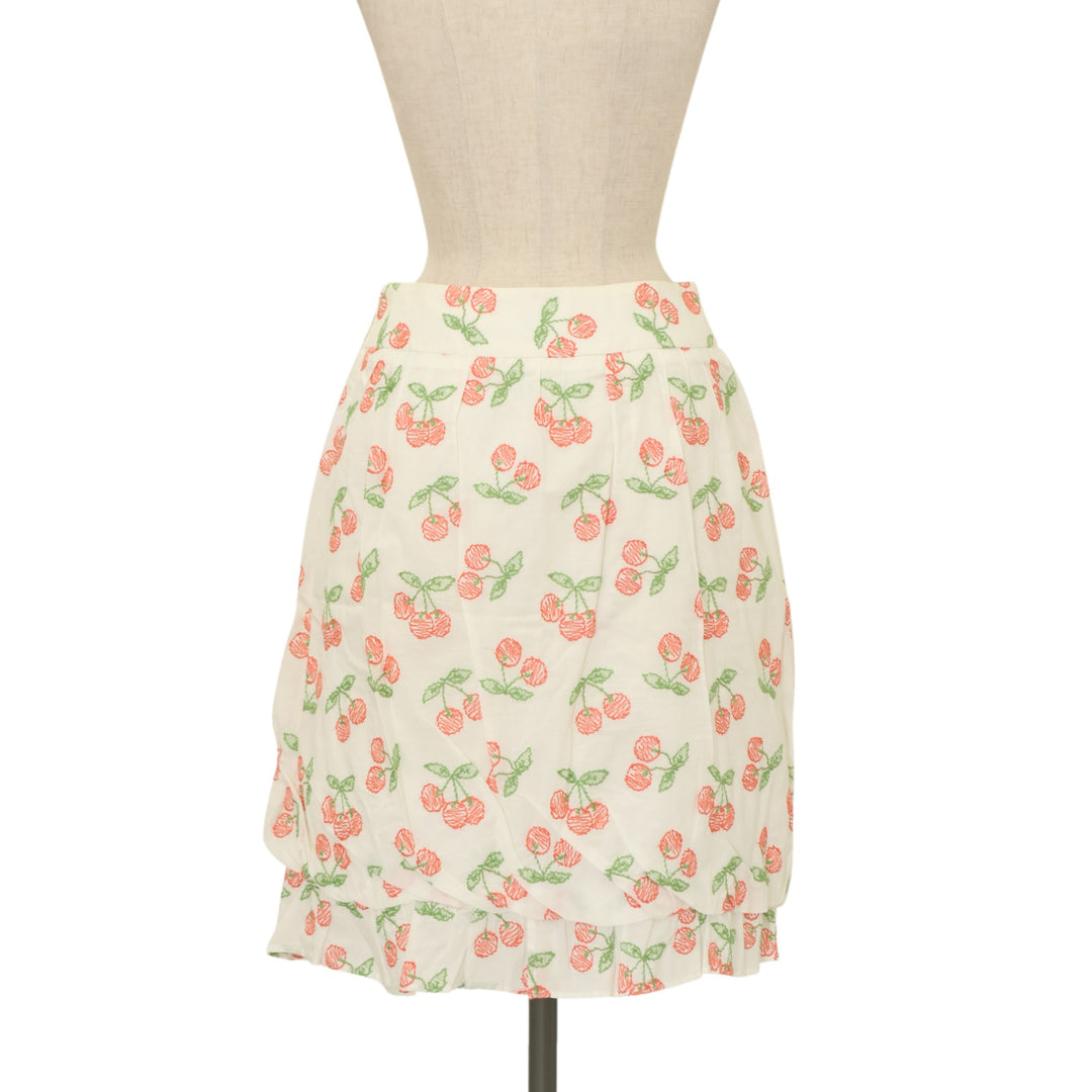 USED】【Mサイズ】さくらんぼ刺繍のスカート | Jane Marple | ロリータ