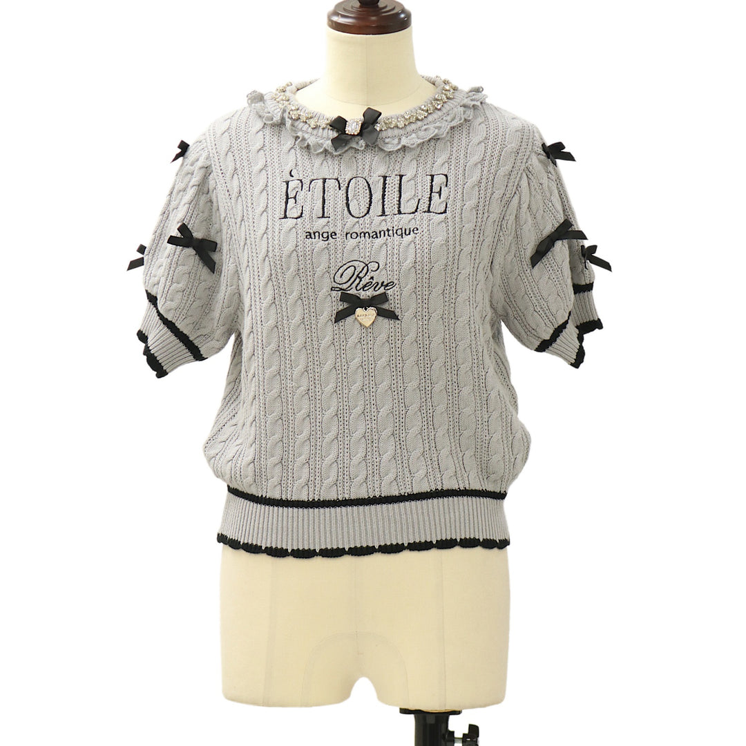 USED】メッセージケーブルニットトップス | LIZ LISA | ロリータ