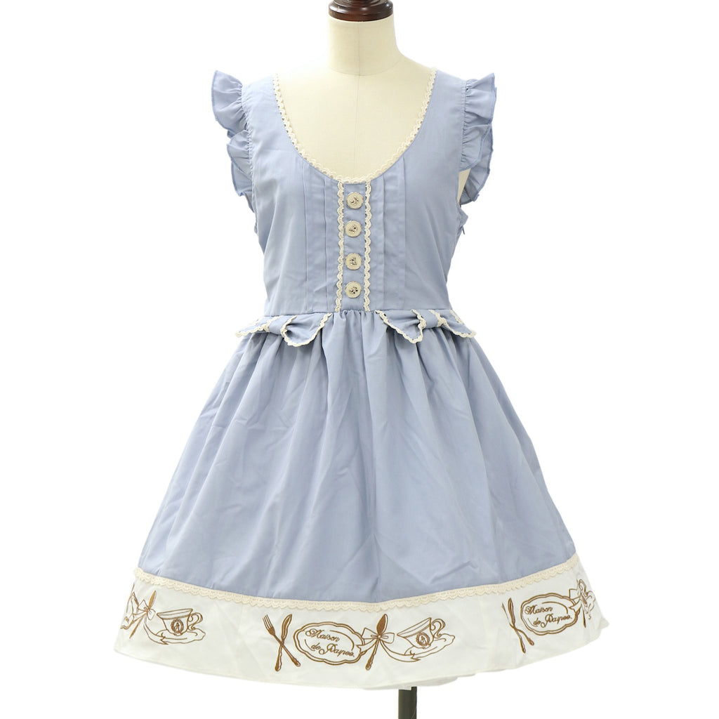 USED】肩フリル裾刺繍ジャンパースカート | Amavel Wunderwelt Online