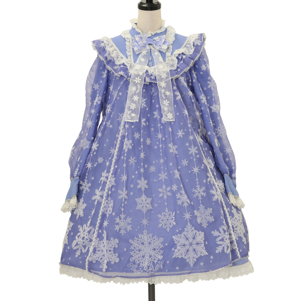 【難アリ】Angelic Pretty ジュエリージュレ ワンピース USED】Jewelry Snowワンピース | Angelic Pretty | ロリータ ゴスロリ