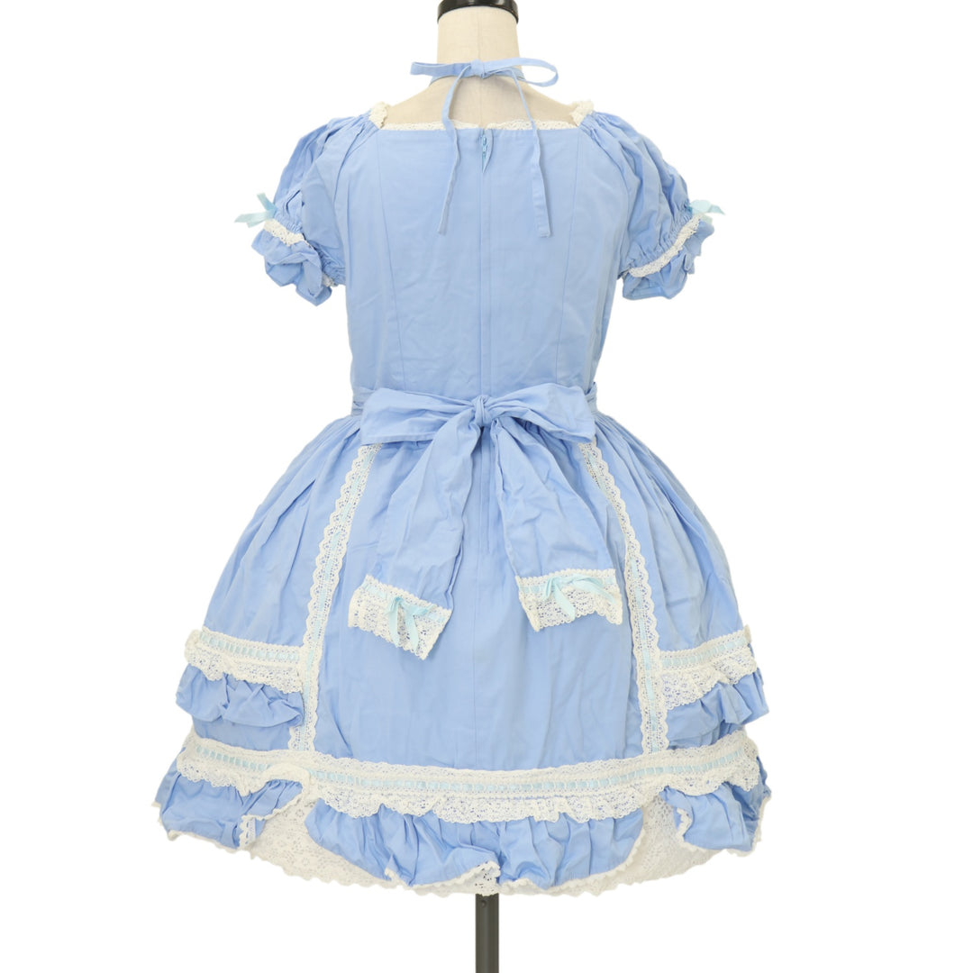 U*2様 旧タグ アンプリ　肩リボン編上げワンピース USED】肩リボン編上げワンピース | Angelic Pretty | ロリータ