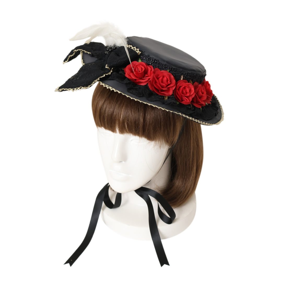USED】Dream Rose Hat | Angelic Pretty | ロリータ ゴスロリブランド