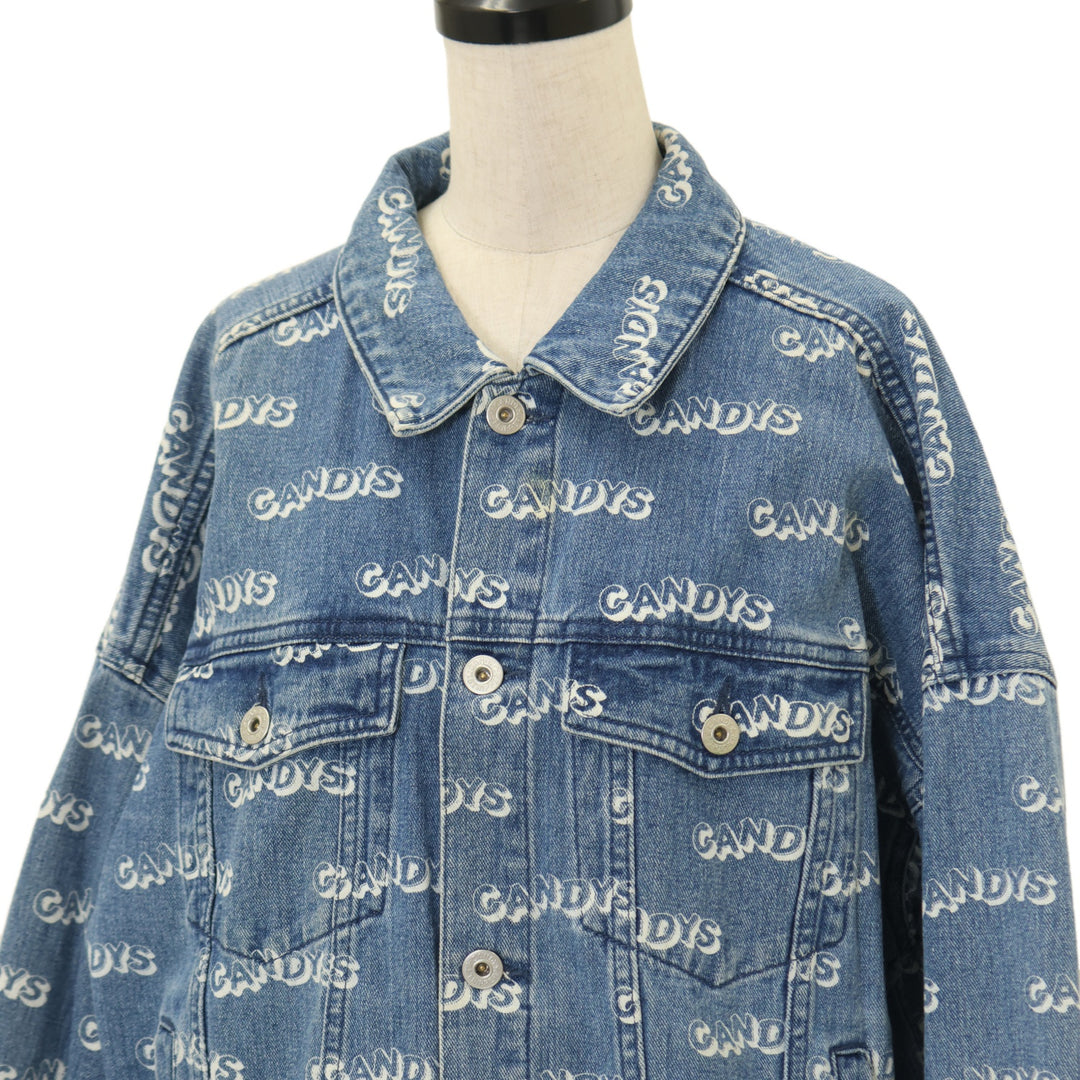 USED】【Sサイズ】CANDYS DENIM JACKET | Candy Stripper | ロリータ 