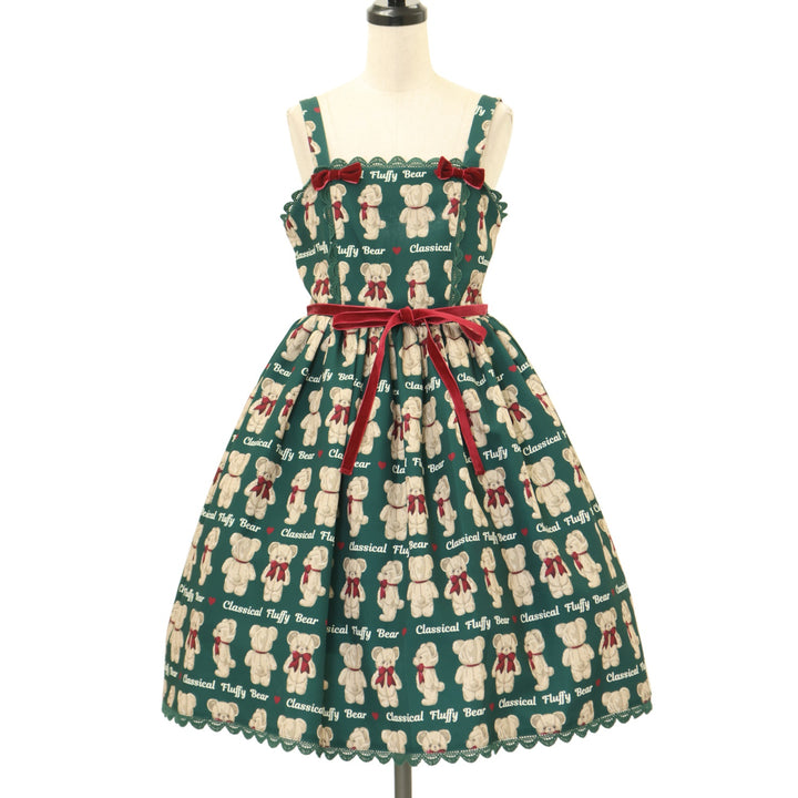 USED】【axes femme kawaii/Mサイズ】フラッフィベアジャンスカ