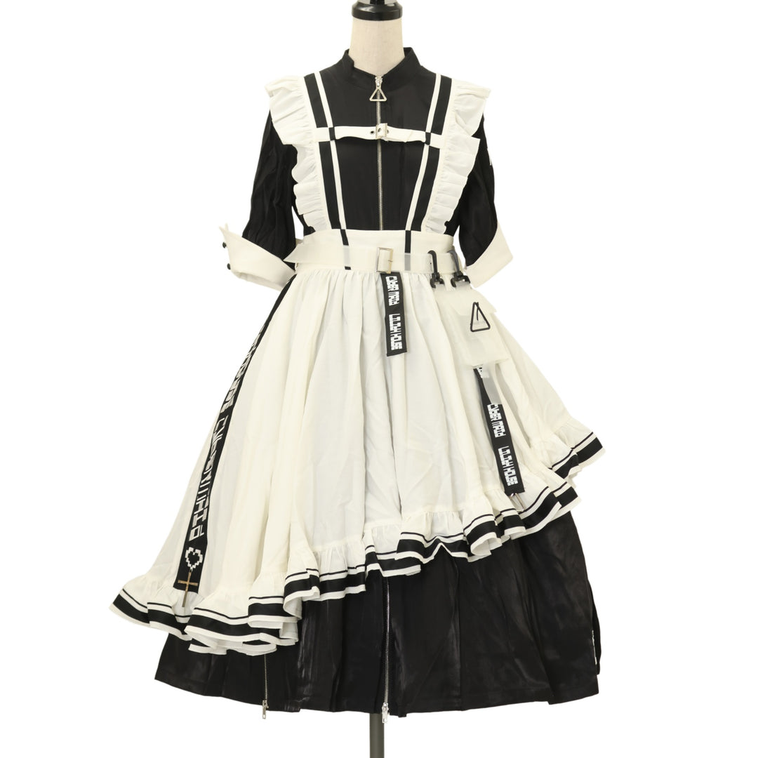 USED】【Lilith House/Mサイズ】サイバーメイドワンピースセット-1号機