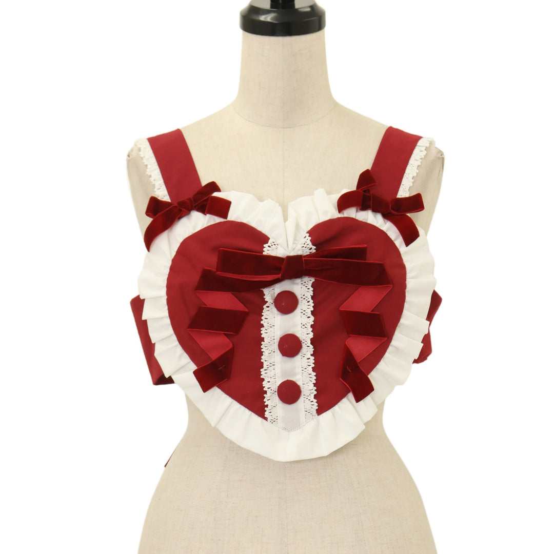 USED】【愛野えり× heenie heenie】Whip Frill ハートビスチェ