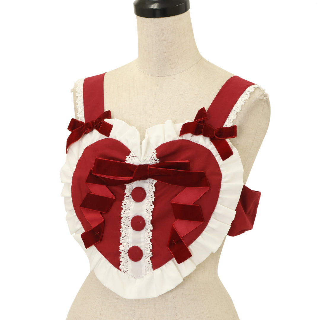 USED】【愛野えり× heenie heenie】Whip Frill ハートビスチェ