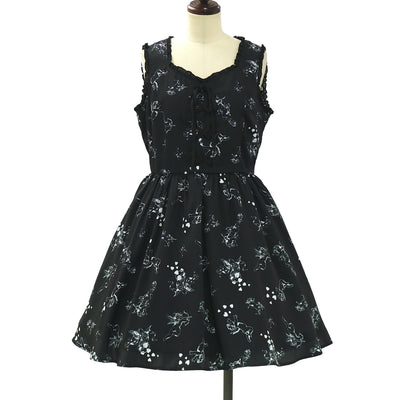 USED】【Mサイズ】ノーブルシフォンジャンパースカート | LIEF
