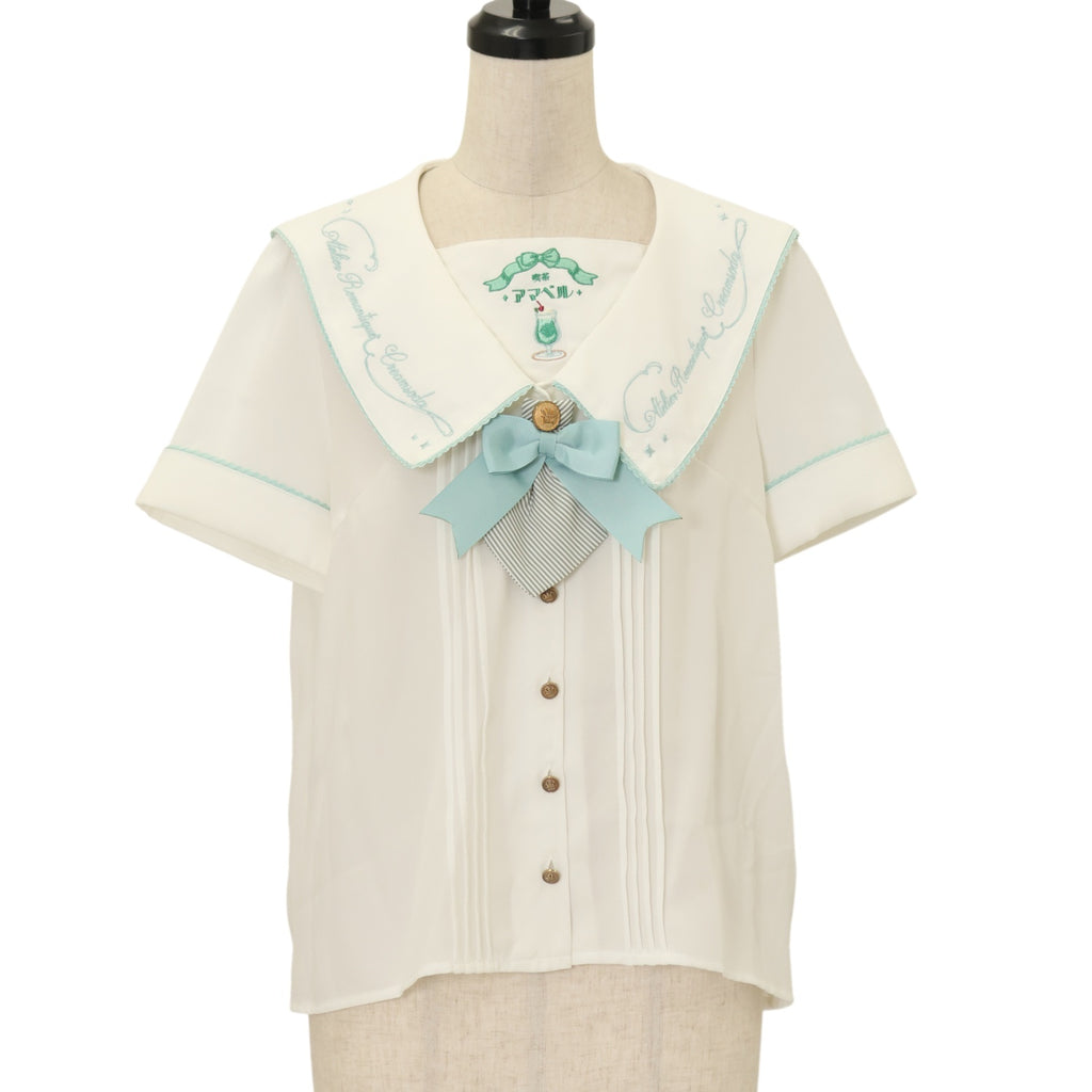 USED】喫茶アマベルのクリームソーダブラウス | Amavel | ロリータ