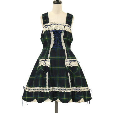 USED】【Mサイズ】ノーブルシフォンジャンパースカート | LIEF