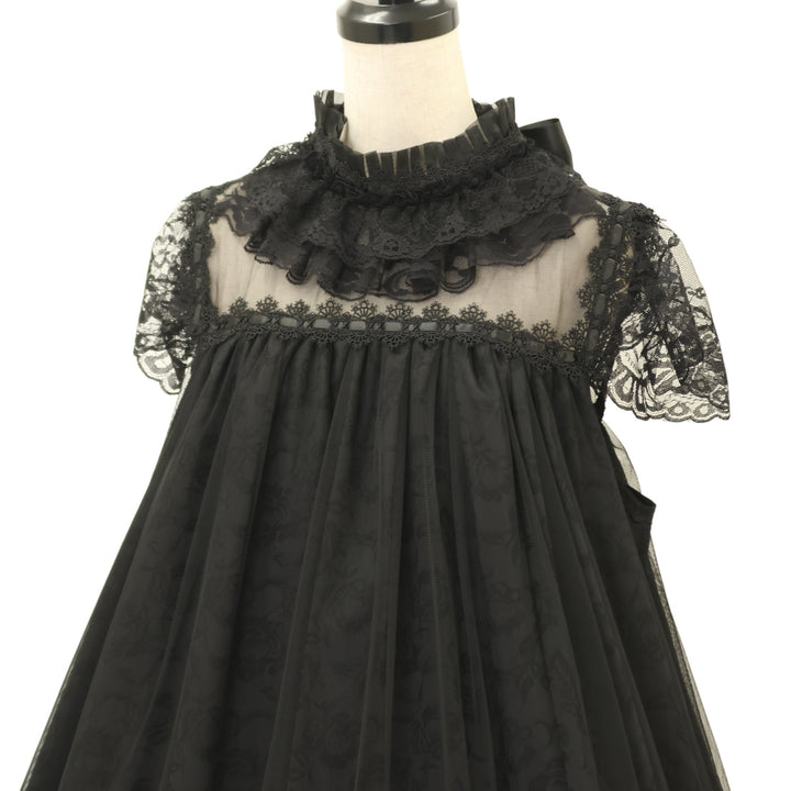 USED】FLOWER BLOOM TULLE ANGEL WING DRESS | MAJOH | ロリータ