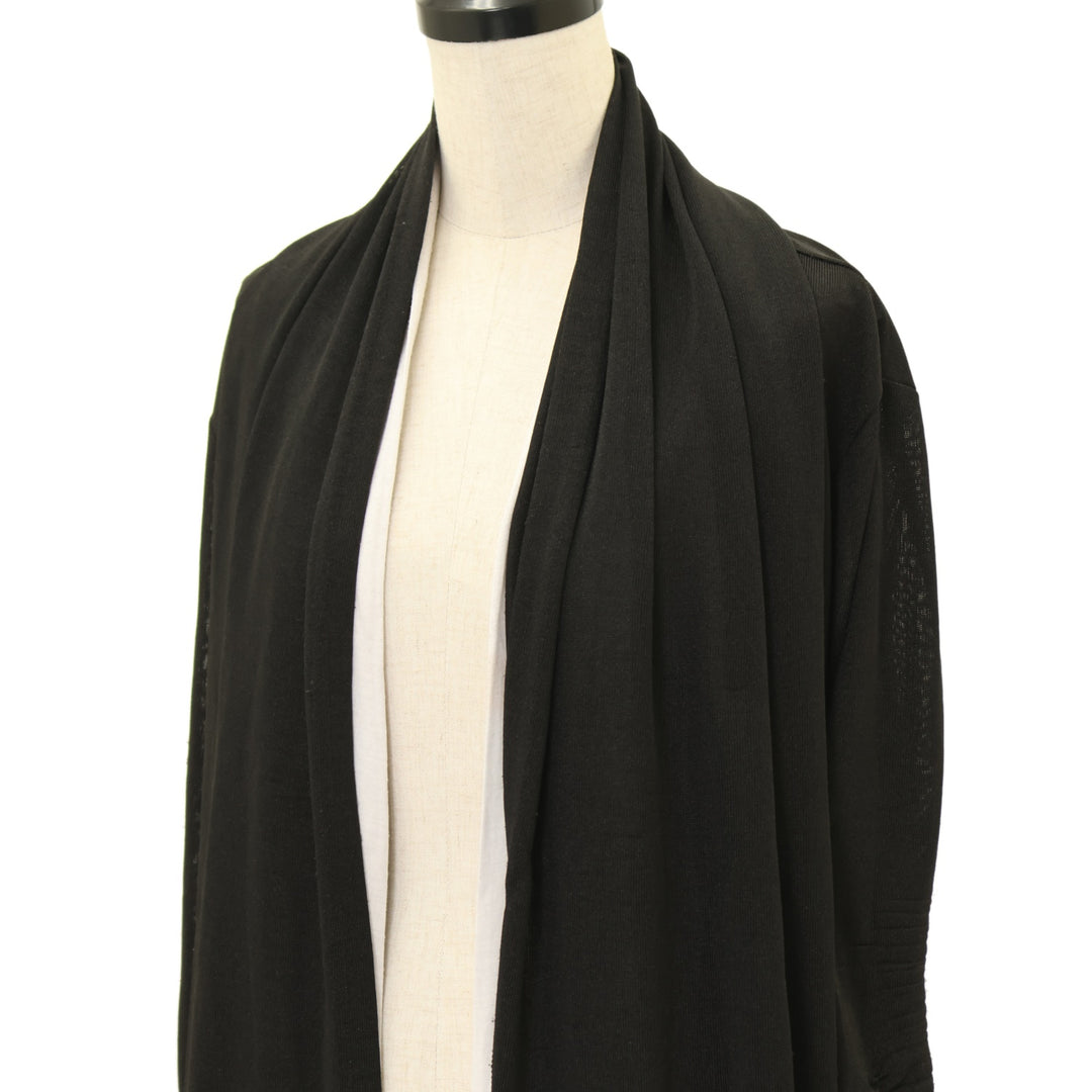 USED】Sixh. クロスプリントレイヤードドレープカーディガン | h.NAOTO
