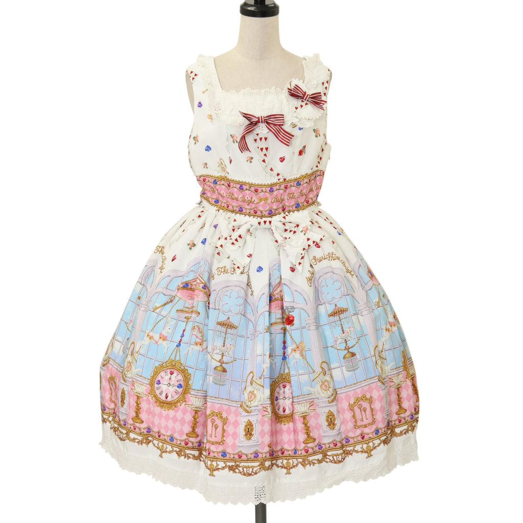 USED】Alice in the Crystal Palace柄Ribbonジャンパースカート | BABY