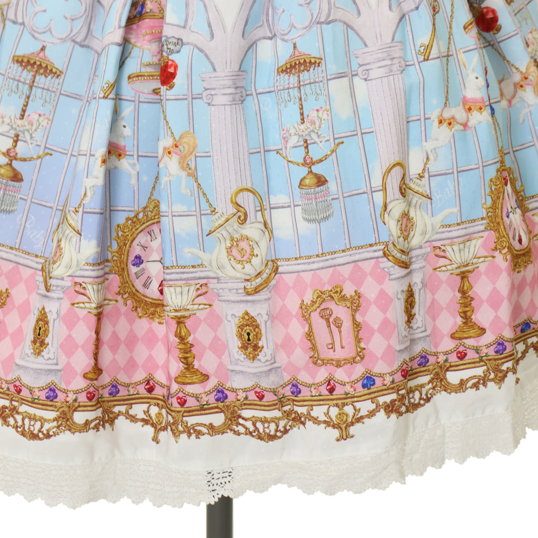 USED】Alice in the Crystal Palace柄Ribbonジャンパースカート | BABY