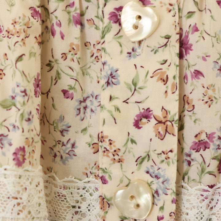 USED】【Lサイズ】コッツウォルズの花々ワンピース(ラベンダーピンク