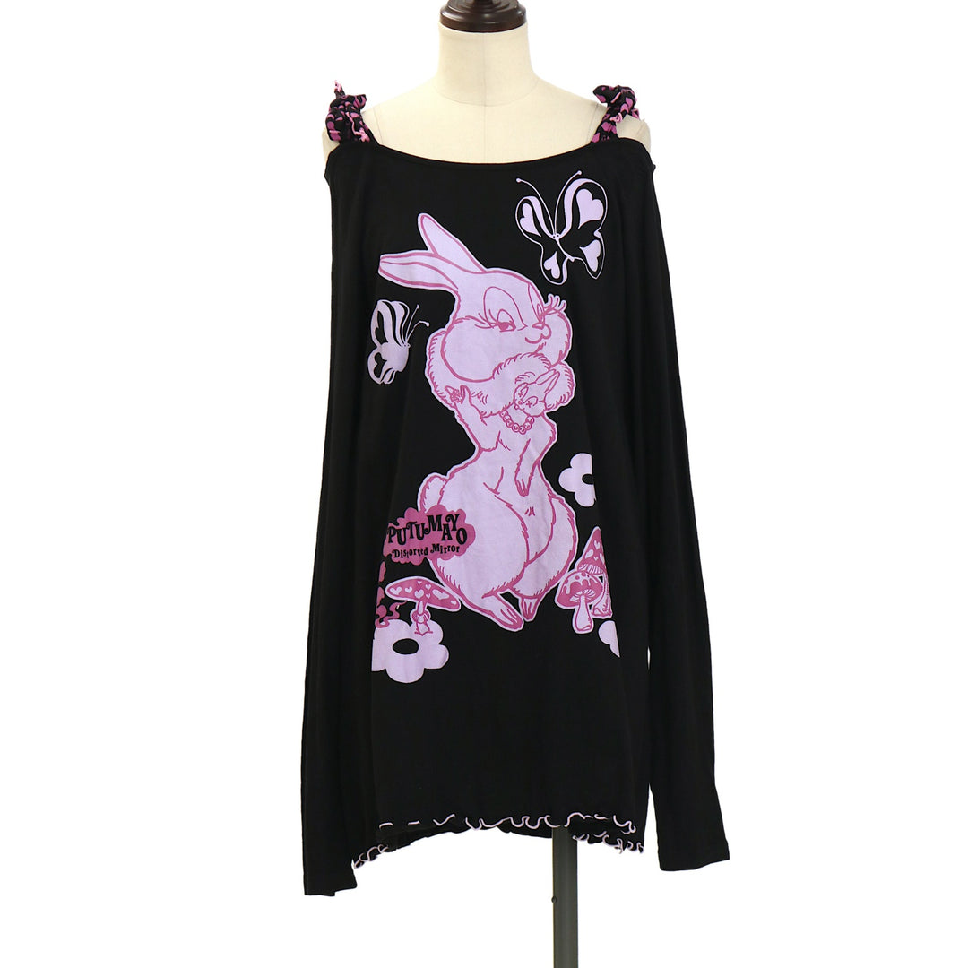 PUTUMAYO 服 USED】ラビットプリントオフショルカットソー | PUTUMAYO Wunderwelt