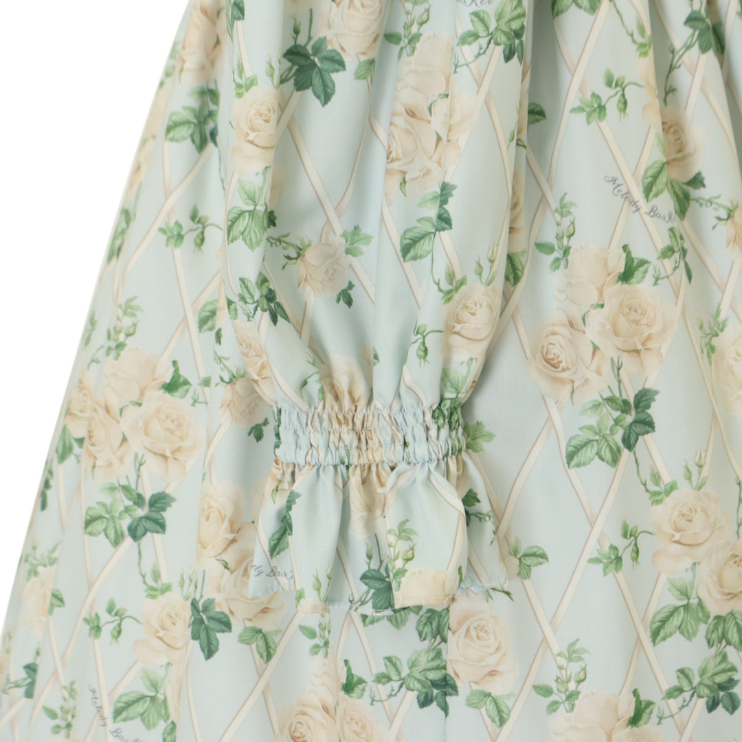 USED】【Mサイズ】Rose gardenフリルカラーワンピース | Melody BasKet