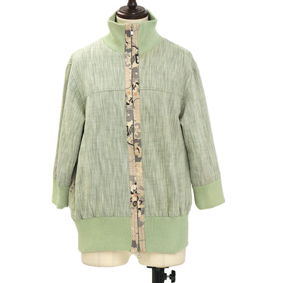 USED】【H.Jelly/Honey】蝶バラプリントスクエアネックレース袖