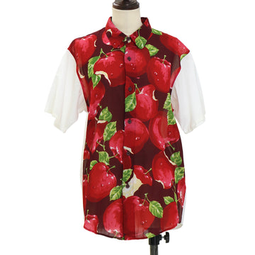 USED】【LAND by MILKBOY】 Cerise × LAND MAKI 半袖パーカー