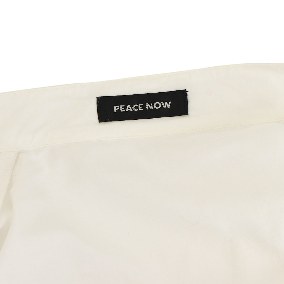 USED】【PEACE NOW/Mサイズ】襟チェーンブラウス | BLACK PEACE NOW