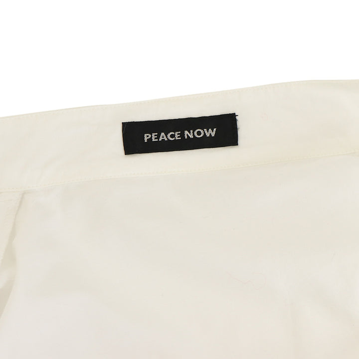 USED】【PEACE NOW/Mサイズ】襟チェーンブラウス | BLACK PEACE NOW