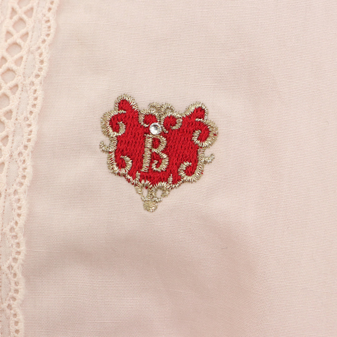 USED】プリンセスドロップ刺繍入り半袖ブラウス | BABY, THE STARS 
