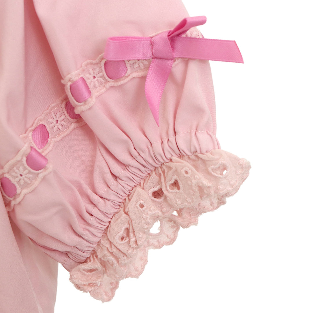 USED】【axes femme kawaii/Mサイズ】梯子レース半袖ブラウス