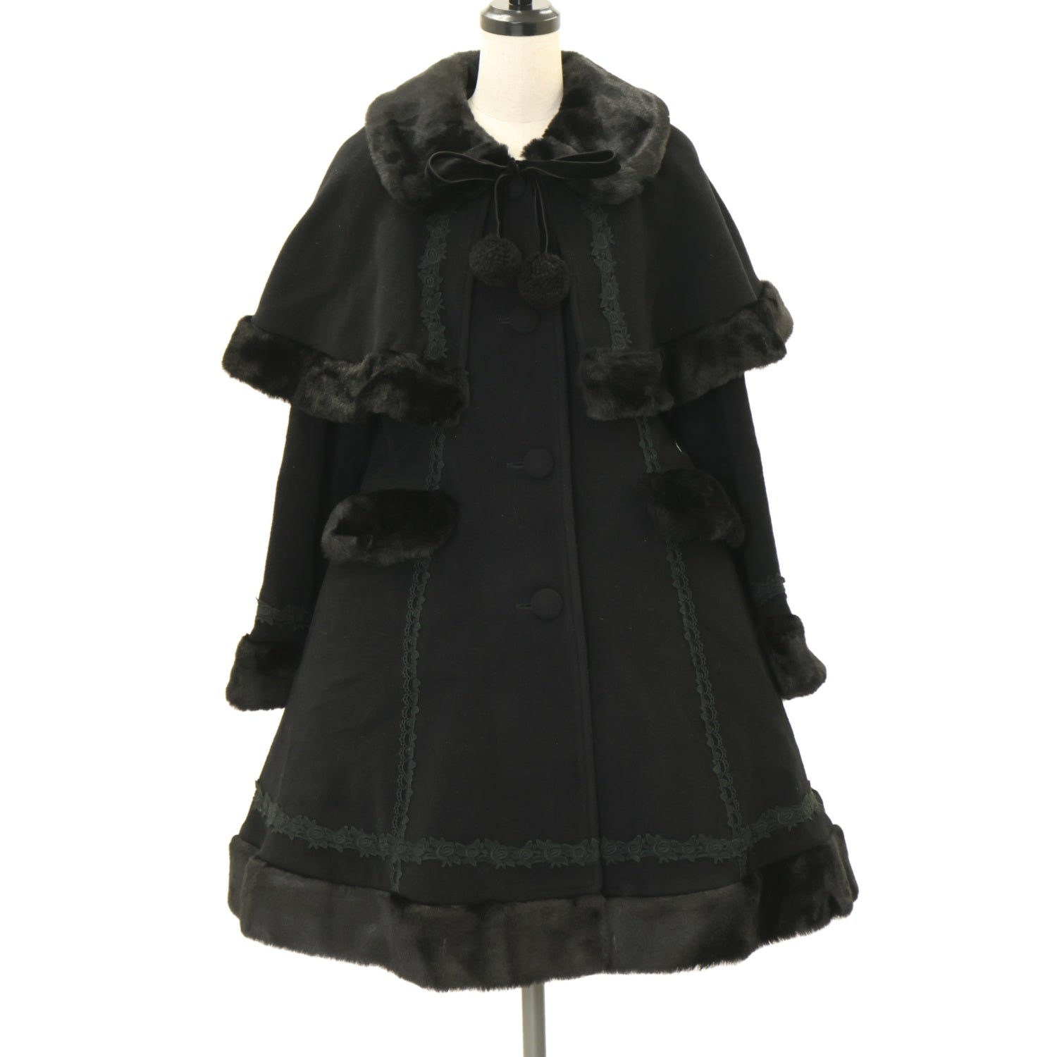近日削除 セール BABY 別珍 小公女コート ブラック 近日削除 セール BABY 別珍 小公女コート ブラック 【公式通販】