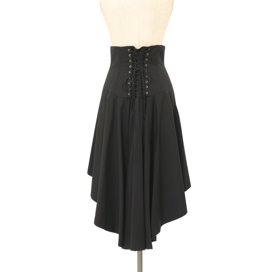 USED】【Mサイズ】フィッシュテール編み上げスカート | BLACK PEACE