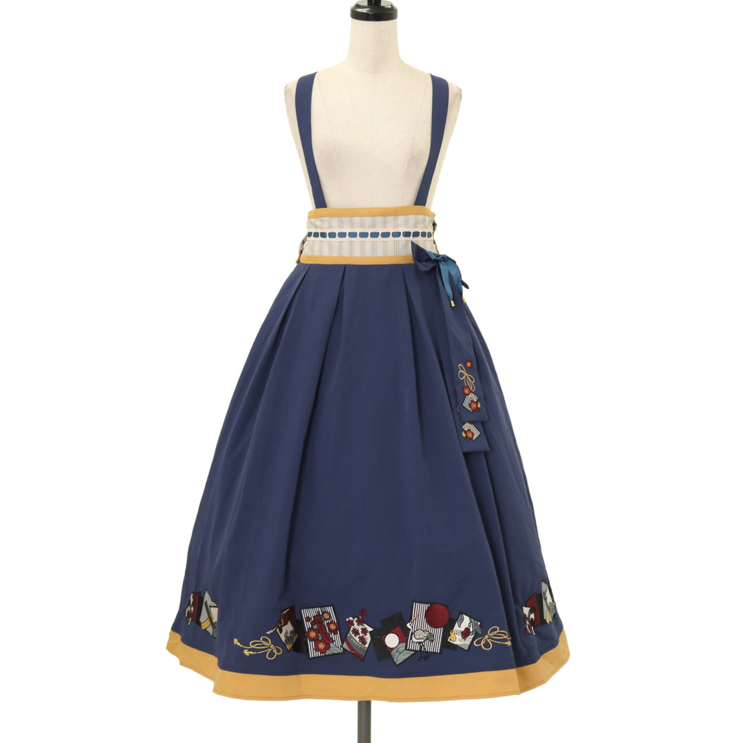 USED】花札あそびの和風ロングスカート | Amavel | ロリータ ゴスロリ
