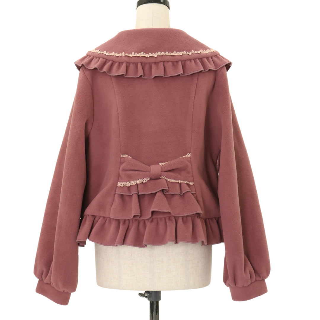 USED】【axes femme kawaii/Mサイズ】バックフリルショートコート