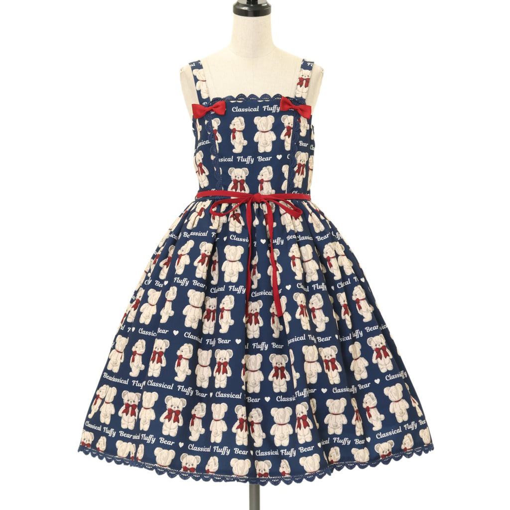 USED】【axes femme kawaii/Mサイズ】フラッフィベアジャンスカ