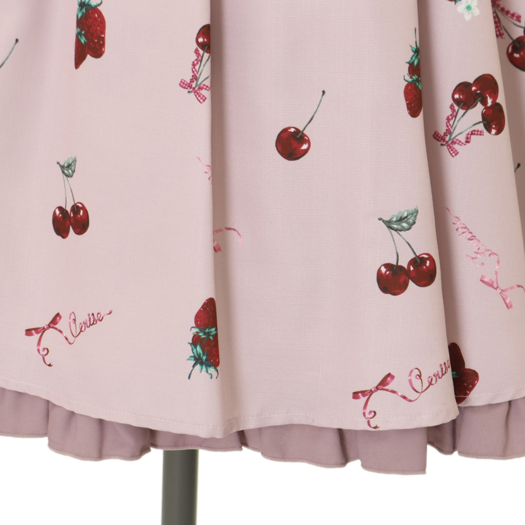 USED】【Mサイズ】Cherry berry ジャンパースカート | Ank Rouge