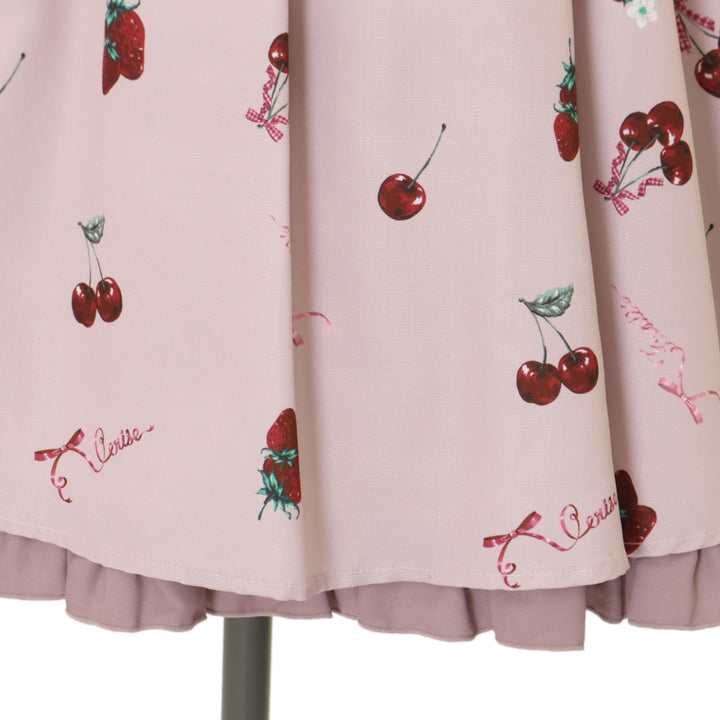 USED】【Mサイズ】Cherry berry ジャンパースカート | Ank Rouge
