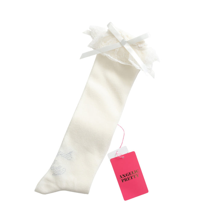 USED】プリンセスロゴハイソックス | Angelic Pretty Wunderwelt