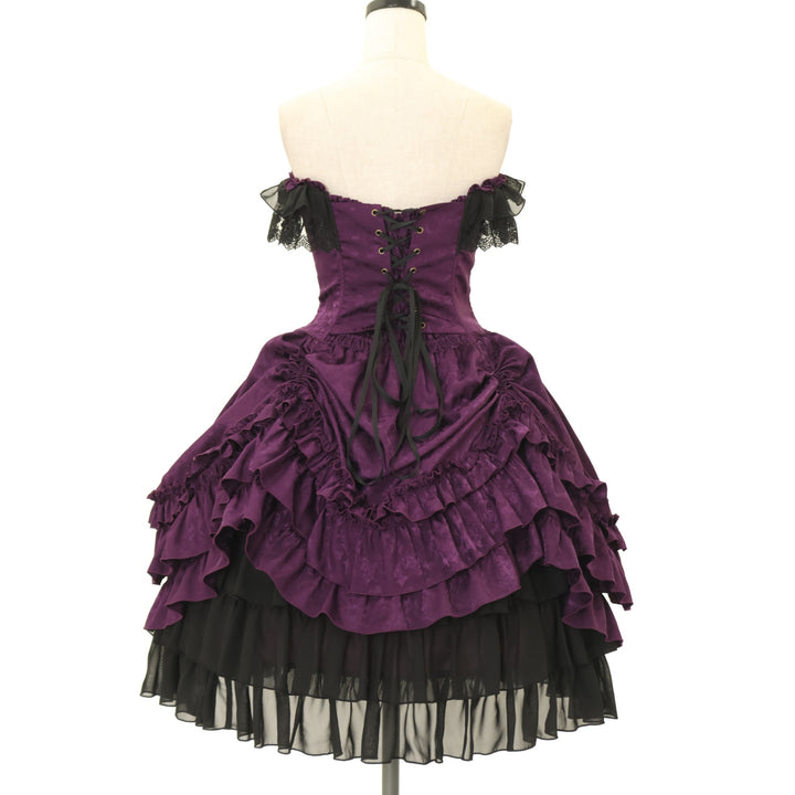USED】薔薇ジャガード コルセットワンピース | ATELIER-PIERROT