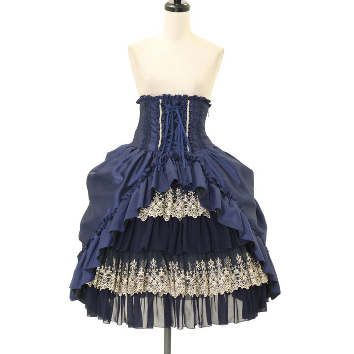 アトリエピエロ シャーロットバッスルコルセットスカート USED】シャーロットバッスルコルセットスカート | ATELIER-PIERROT