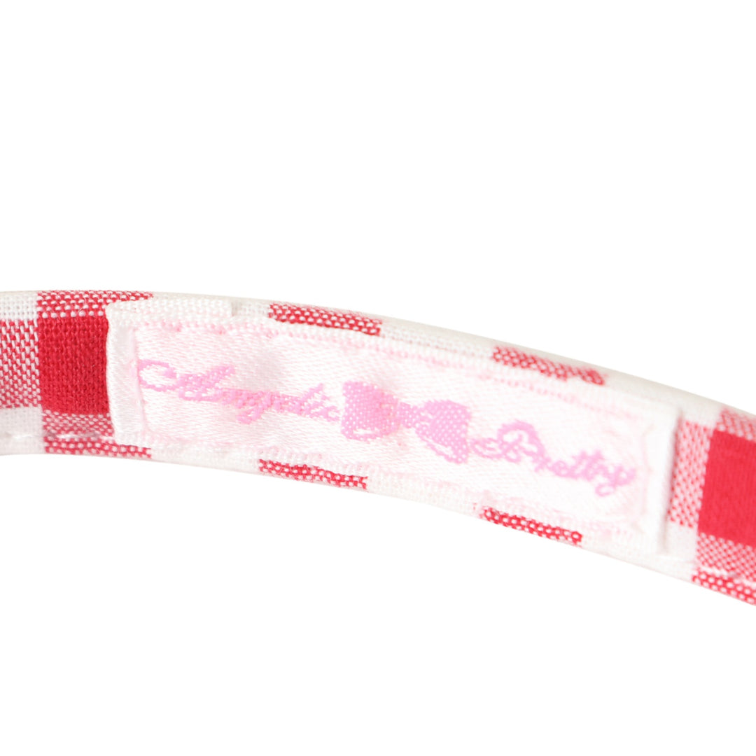 USED】ハミングリボンカチューシャ（ギンガム） | Angelic Pretty