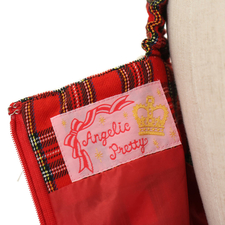 USED】スカラップ脇編上げジャンパースカート | Angelic Pretty